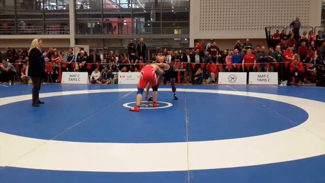 2015 Senior National Championships: 74 kg Hadrian Parizeau vs. Matrixx Ferreira смотреть онлайн