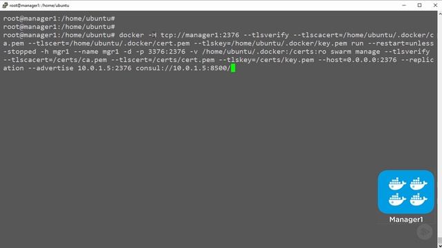 Native Docker Clustering - Securing Swarm Managers for Swarm Cluster смотреть онлайн