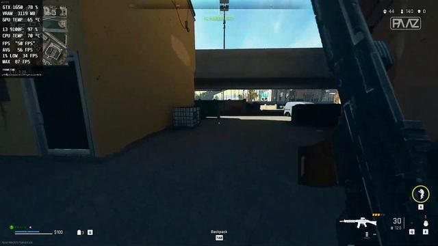 Warzone 2 ( Battle Royale Mode ) : Palit GTX 1650 | Intel i3 9100f | 1080p смотреть онлайн