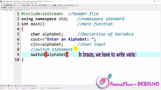 Switch Statement with Example & Program | Check Vowel and Consonant Program In C++| CS смотреть онлайн