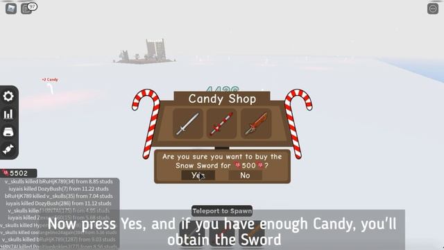 stay alive and flex your time on others How To Get Snow Sword + CandyCane Sword + GingerBread Sword смотреть онлайн