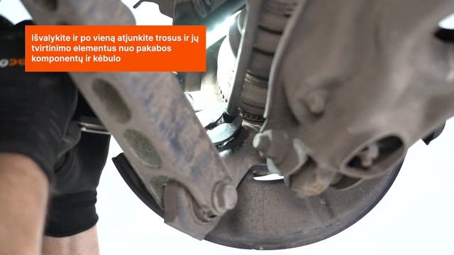 Kaip pakeisti stovėjimo stabdžio trosą [AUTODOC PAMOKA] смотреть онлайн