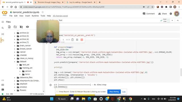 Build an accurate convolutional neural network to predict whether someone is a terrorist or not смотреть онлайн
