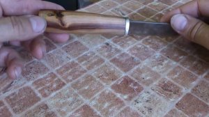 Финский нож своими руками из мех-пилы металл Р6М5 часть-2