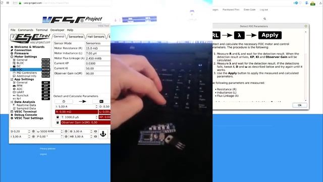 VESC контроллер, тест с мотор-колесом от гироскутера смотреть онлайн