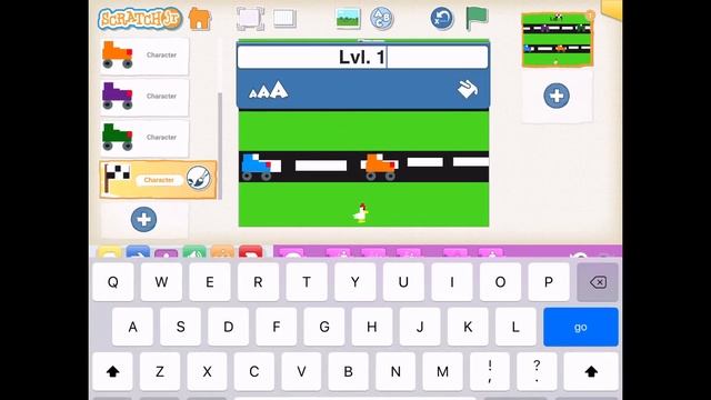 Scratch Jr Crossy Road game tutorial смотреть онлайн