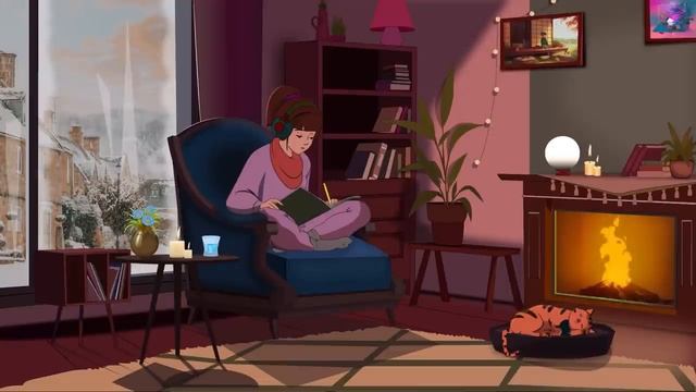 Lofi study music chill beats _ музыка для учебы смотреть онлайн