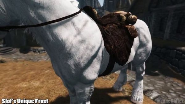 Skyrim Mod Feature: Slof's Unique Frost (horse texture)