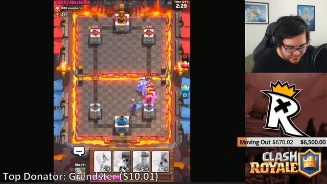 Clash Royale - "SLOWEST DECK EVER" - GOLEM/PEKKA/GIANT SKELETON = Crazy Clash Royale Deck Build смотреть онлайн