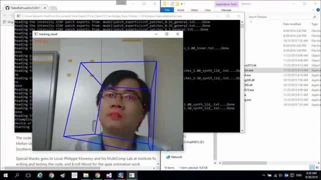 Real Time Face feature recognition full library source code OpenCV смотреть онлайн