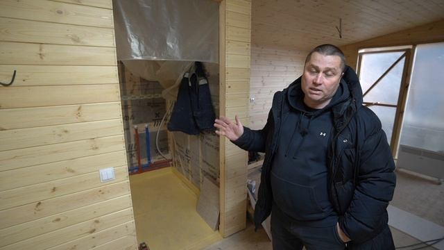 Устройство душевой комнаты в Модульном доме. Гидроизоляция.  Готовым дом к отправке.