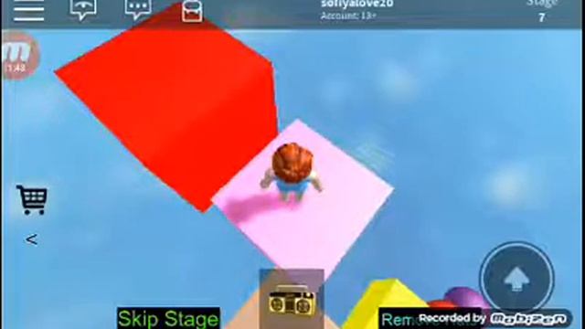 ROBLOX игра . Проходим препятствия смотреть онлайн