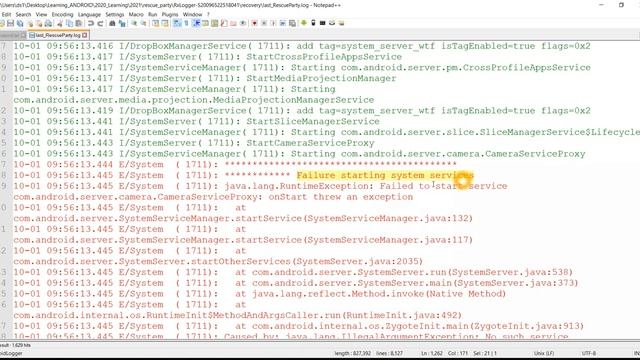 Android Framework - Rescue party explained with Logs смотреть онлайн