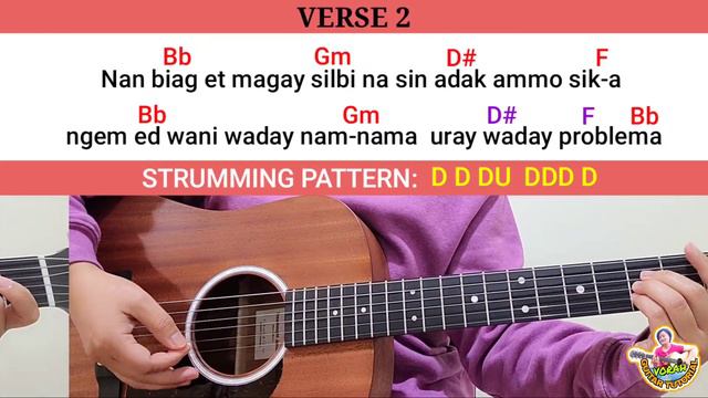 BIAG Kan-kanaey Christian Song||No Capo||with lyrics&chords||easy guitar tutorial смотреть онлайн