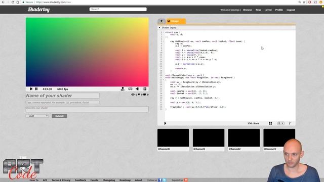 ShaderToy LiveCoding - The Drive Home - 1. Basic Setup смотреть онлайн