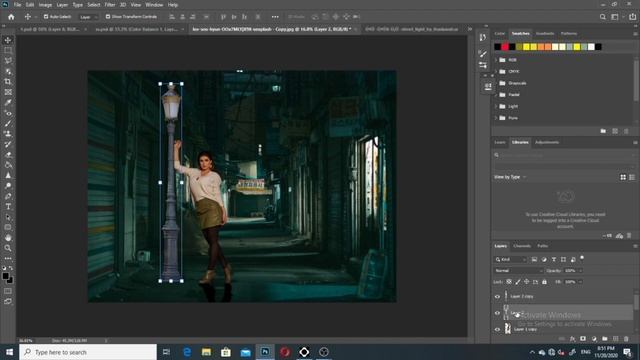 تعديل الصور بالفوتوشوب/دمج الطبقات فوتوشوب/Photoshop manipulation totorial/editing your photos смотреть онлайн