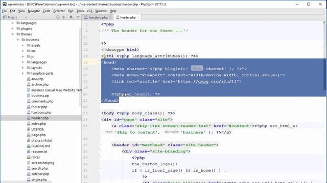 Урок 2. WordPress. Основы создания тем. Стили и скрипты. Меню смотреть онлайн