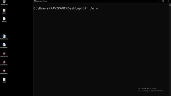 dir Command - List out files and sub-directories | Command Prompt