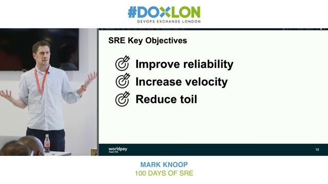 Mark Knoop @ Worldpay - 100 days of SRE смотреть онлайн