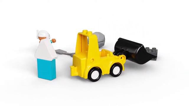 LEGO DUPLO 10930 Construction Bulldozer смотреть онлайн