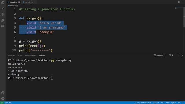 Generators in Python - 01 | Advanced Python Tutorial | Python Tutorial in Hindi смотреть онлайн
