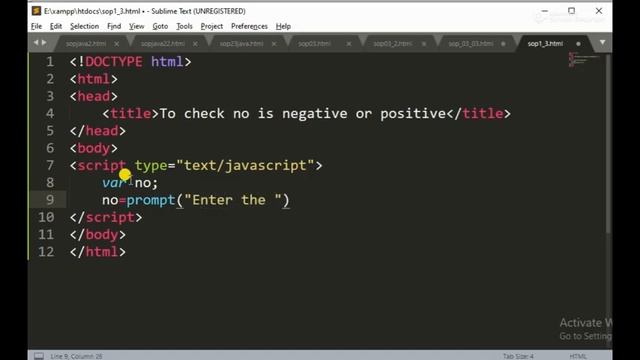 class 11 IT skill oriented practicals javascript check no is positive or negative смотреть онлайн