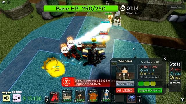 Only Wanderer Solo Hard Mode XK Class Roblox SCP Tower Defense смотреть онлайн