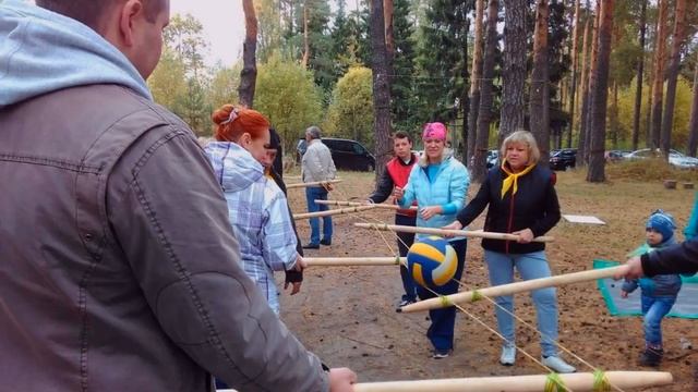 Поход в осенний лес в рамках работы туристического клуба 