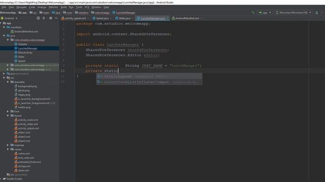 Splash Screen with Welcome Slider | Android Studio Tutorial | Part 2/2 смотреть онлайн