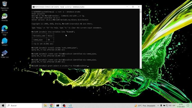 CONNECT VIA PIPE Mariadb/Mysql смотреть онлайн