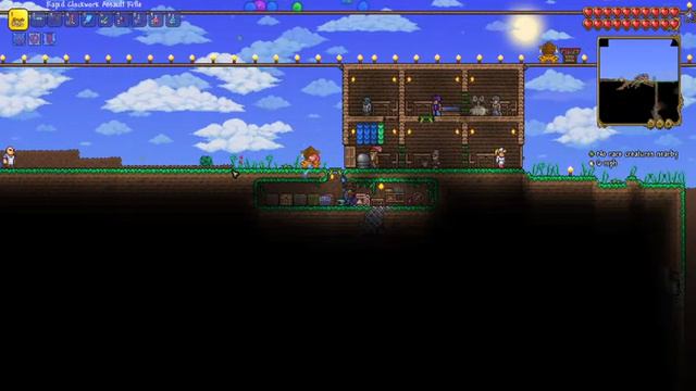 Terraria Classic Mode Part 4: Using Swiss Cheese on a Big Metal Worm смотреть онлайн