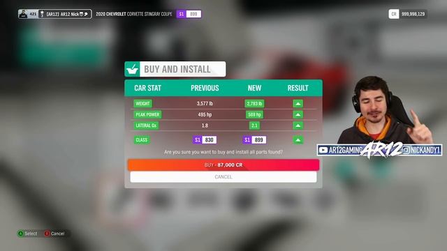 Forza Horizon 4 : 1500 Horsepower Corvette C8!! (FH4 How To Unlock Corvette C8) смотреть онлайн