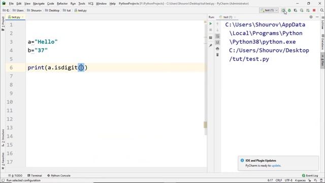 Check if a string contains numeric value or character in Python-Python programming for beginners смотреть онлайн