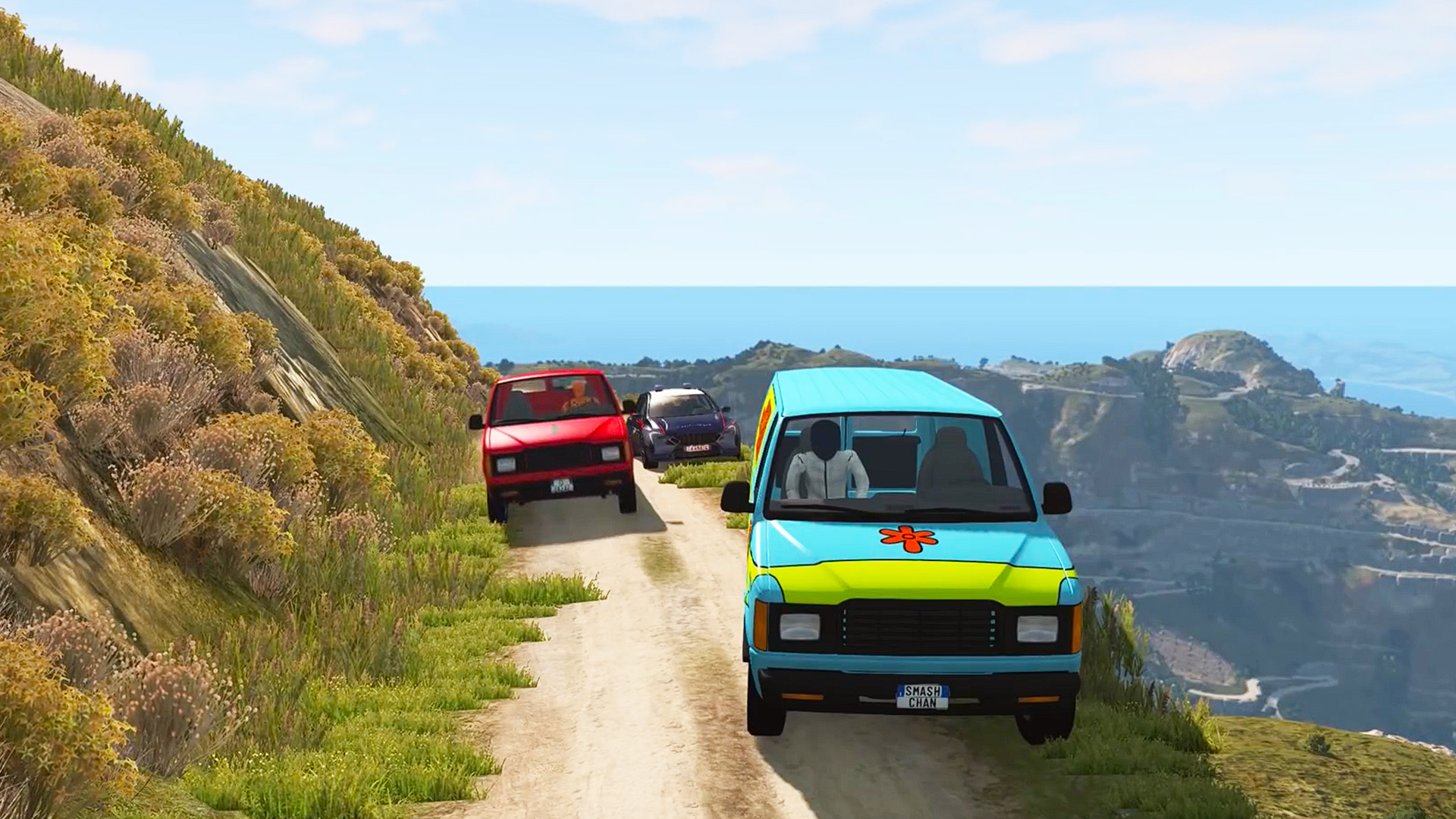 Beamng drive - Падение с обрыва 38 | HITGAMEZ