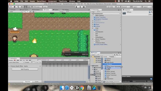 Part 37 - Enemy Death Effects: Make a game like Zelda using Unity and C# смотреть онлайн