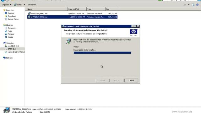 Install HP NNMi 9.2 patch 2 смотреть онлайн