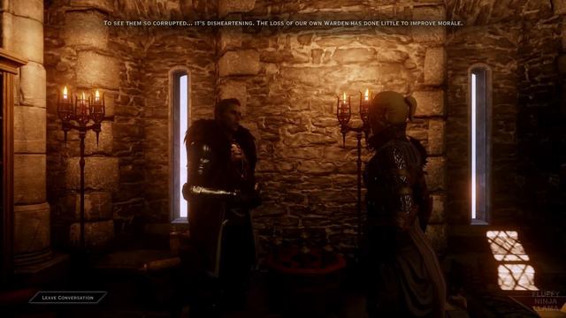 Dragon Age: Inquisition - Blackwall Romance - Cullen about Blackwall's disappearance смотреть онлайн