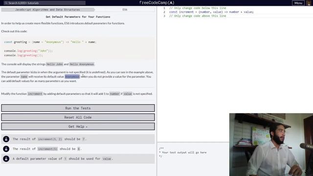 How to Set Default Parameters for Arrow Functions in JavaScript смотреть онлайн