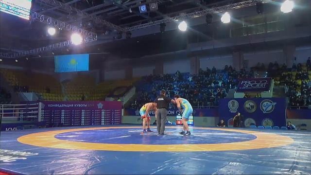 Кубок Конфедерации-2019 финал по вольной борьбе в г. Алматы. смотреть онлайн