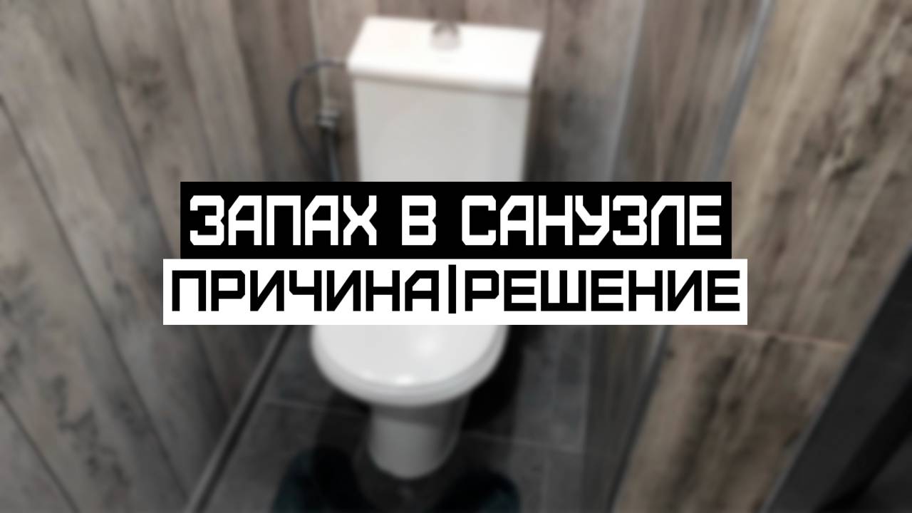 Запах в санузле | Одна из причин
