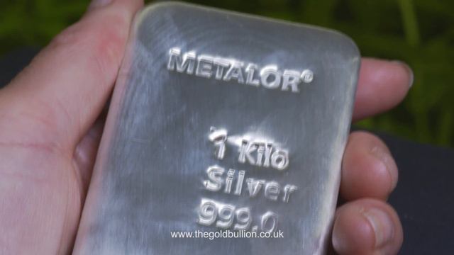 Metalor 1 kilogram Silver Bullion Bar смотреть онлайн