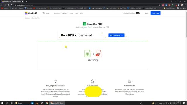 Excel to PDF 2021 | How to Convert Excel to PDF on Desktop/Mobile For Free Online смотреть онлайн