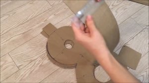 DIY КАК СДЕЛАТЬ ЦИФРУ 1 И 8 ИЗ КАРТОНА СВОИМИ РУКАМИ / ЦВЕТЫ ИЗ САЛФЕТОК  / ДЕШЕВО И КРАСИВО