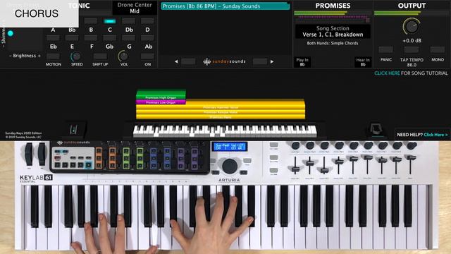 Promises MainStage patch keyboard tutorial- Maverick City Music смотреть онлайн