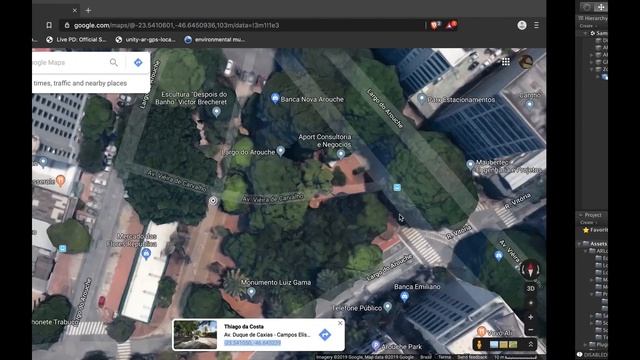 Walking Zombie Scene - Location-based AR in Unity3D with AR+GPS Location смотреть онлайн