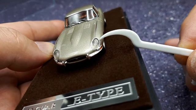 1/64 Jaguar E-Type by JEC resin car model review смотреть онлайн