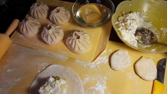 МАНТЫ ДЛЯ ДЕТЕЙ/Сладкие с ТВОРОГОМ И ФРУКТАМИ/ смотреть онлайн