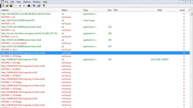 Плейлист IPTV / Как Проверить Работу Каналов / Xenu смотреть онлайн