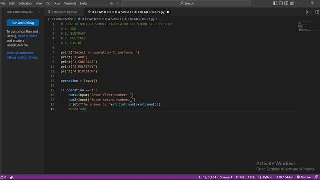 Building a Simple Calculator Using Python | Python Tutorial смотреть онлайн