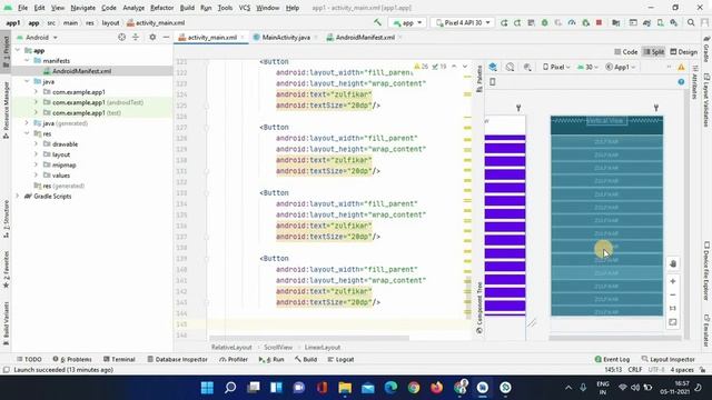 horizontal and vertical scrollview in android || Android Free Course || codewithbhai || zulfikar смотреть онлайн